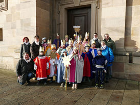 Diözesale Aussendung der Sternsinger im Hohen Dom zu Fulda (Foto:Karl-Franz Thiede)